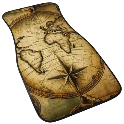 Old Maps 1 Car Mats - Set of 2 or 4 Car Floor Mats Car Accessories