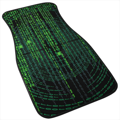 Binary Code Car Mats - Set of 2 or 4 Car Floor Mats Car Accessories