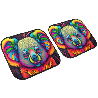 Psycho Koala Car Mats - Set of 2 or 4 Car Floor Mats Car Accessories
