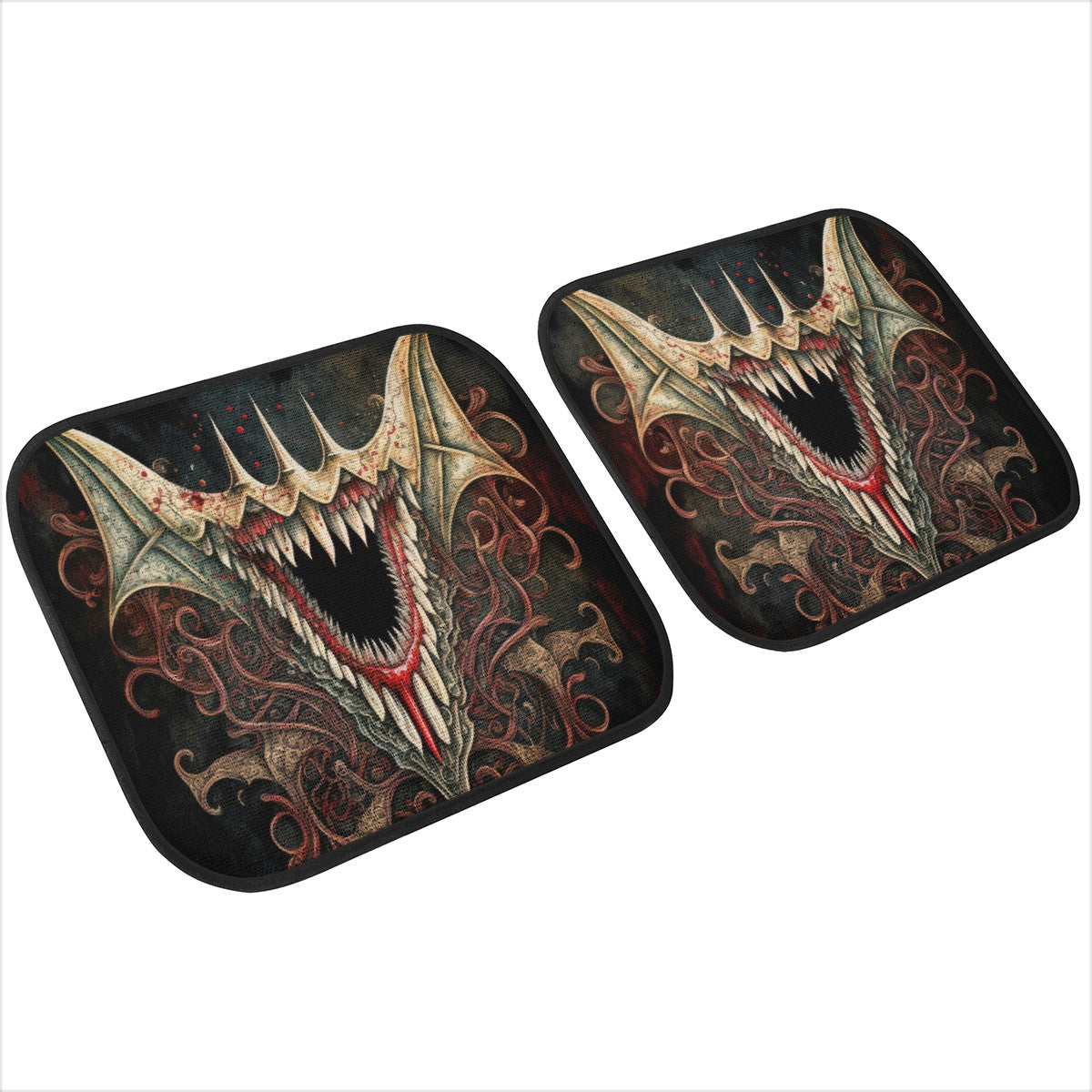 Vampire Fangs Car Mats - Set of 2 or 4 Car Floor Mats Car Accessories