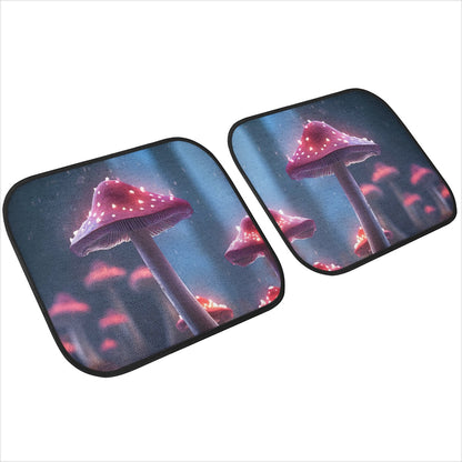 Pink Mushrooms Car Mats - Set of 2 or 4 Car Floor Mats Car Accessories