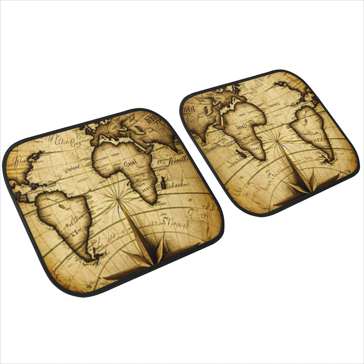 Old Maps 1 Car Mats - Set of 2 or 4 Car Floor Mats Car Accessories