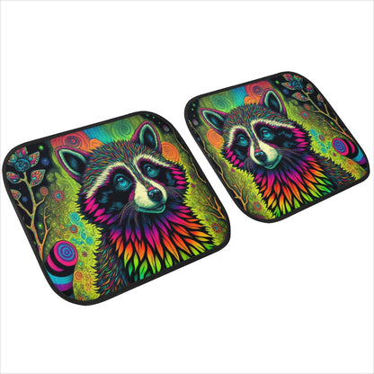 Psycho Raccoon Car Mats - Set of 2 or 4 Car Floor Mats Car Accessories