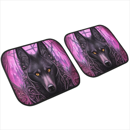 Wolf Midnight Purple Car Mats - Set of 2 or 4 Car Floor Mats Car Accessories