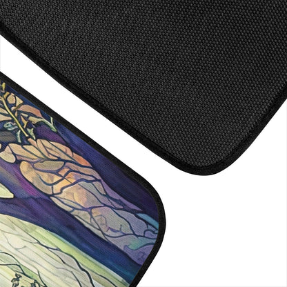 Blue Enchanted Forest Car Mats - Set of 2 or 4 Car Floor Mats Car Accessories