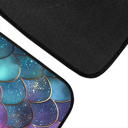 Mermaid Scales Purple Green Car Mats  - Set of 2 or 4 Car Floor Mats Car Accessories