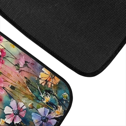 Wild Flower Meadow Car Mats  - Set of 2 or 4 Car Floor Mats Car Accessories