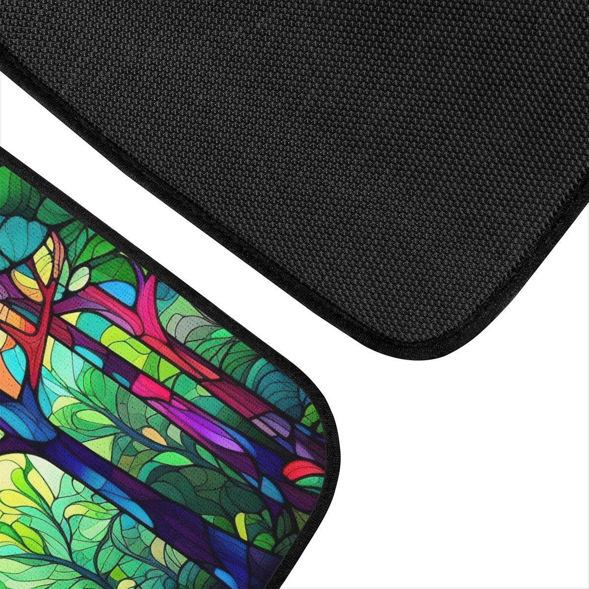 Dark Stained Glass Car Mats - Set of 2 or 4 Car Floor Mats Car Accessories