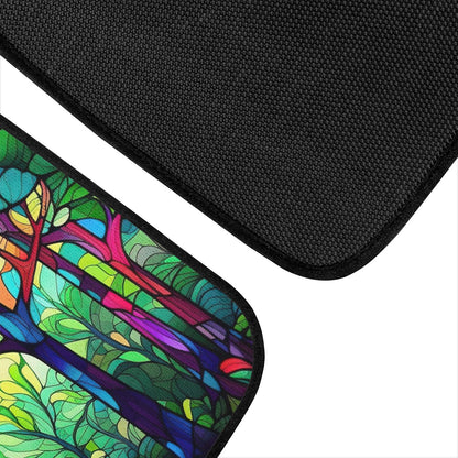 Dark Stained Glass Car Mats - Set of 2 or 4 Car Floor Mats Car Accessories