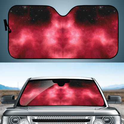 Red Mars Galaxy Auto Sun Shade - Car Shade for Vehicle Windscreen Shield Sun Covers