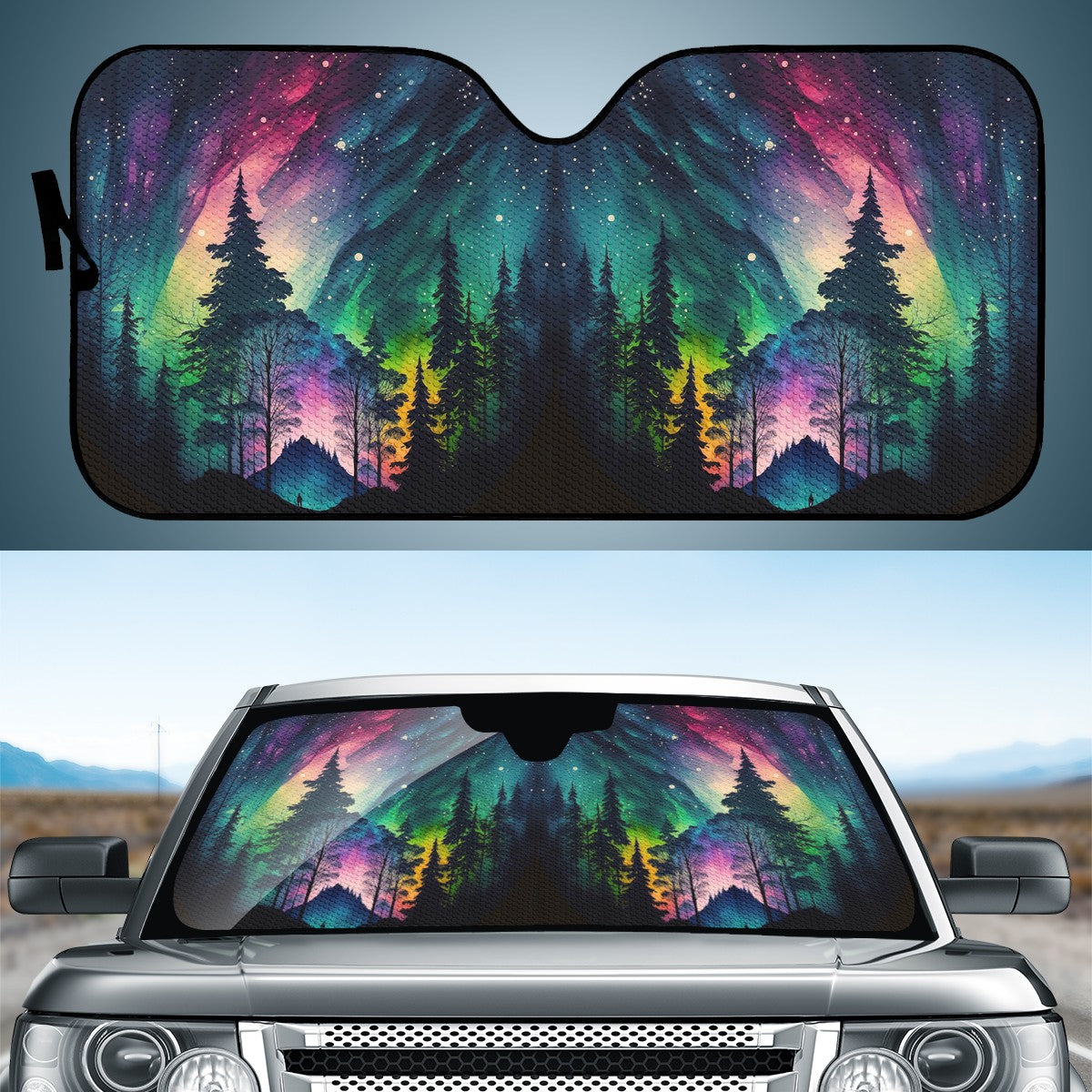 Northern Light 10 Auto Sun Shade - Car Shade for Vehicle Windscreen Shield Sun Covers