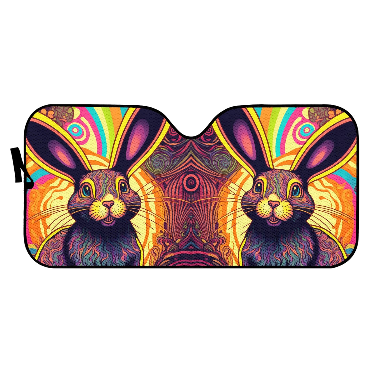 Psycho Rabbit Auto Sun Shade - Car Shade for Vehicle Windscreen Shield Sun Covers