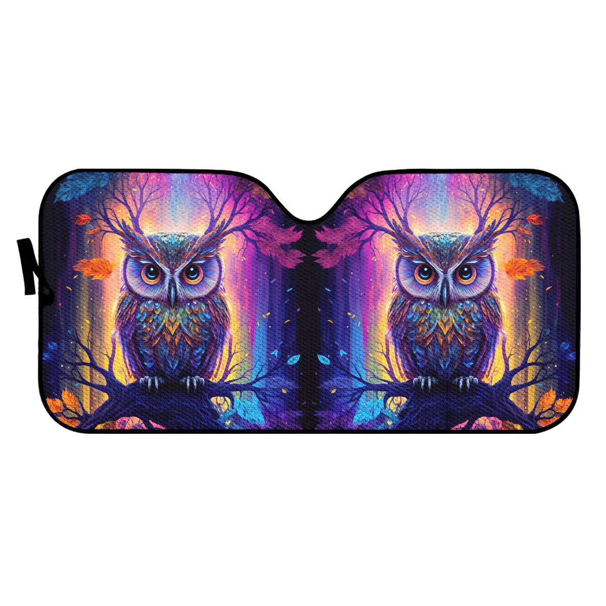 Psychedelic Owl Auto Sun Shade - Car Shade for Vehicle Windscreen Shield Sun Covers