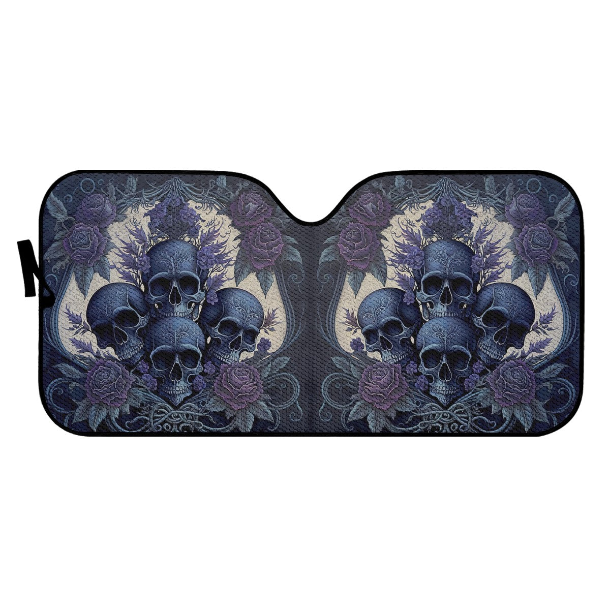 Blue Skulls Auto Sun Shade - Car Shade for Vehicle Windscreen Shield Sun Covers