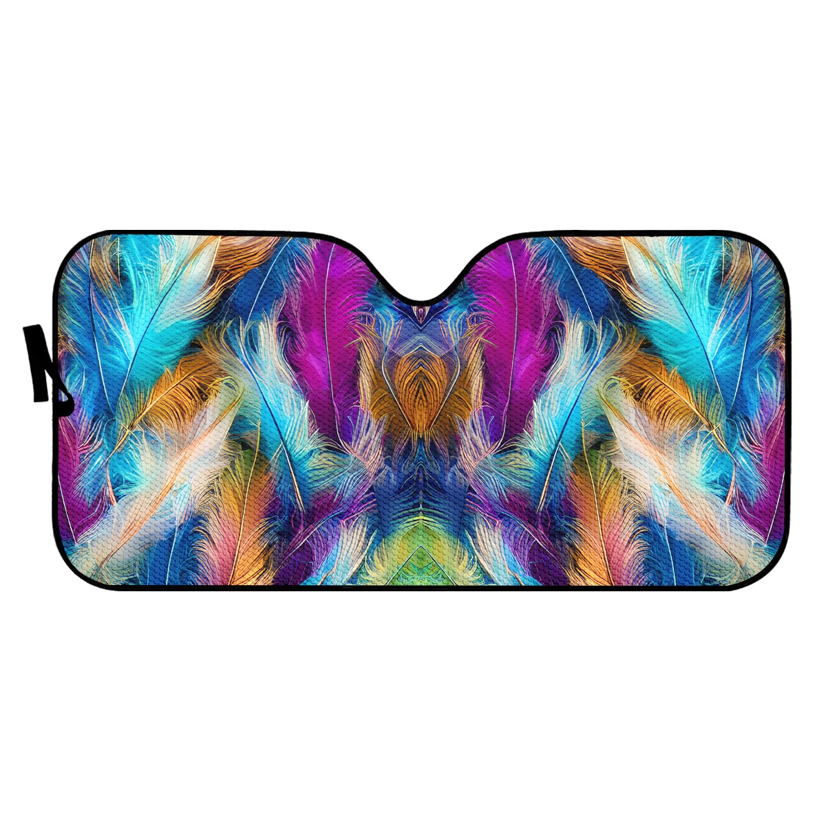 Bright Feathers Auto Sun Shade - Car Shade for Vehicle Windscreen Shield Sun Covers