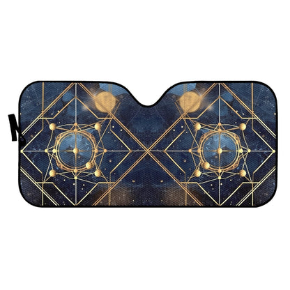 Cosmic Background 7 Auto Sun Shade - Car Shade for Vehicle Windscreen Shield Sun Covers