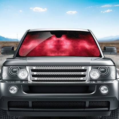 Red Mars Galaxy Auto Sun Shade - Car Shade for Vehicle Windscreen Shield Sun Covers