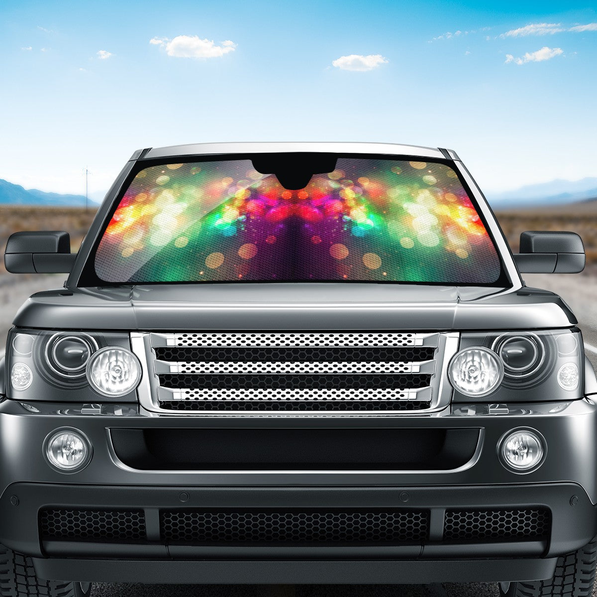 Sparkle Shimmer Auto Sun Shade - Car Shade for Vehicle Windscreen Shield Sun Covers