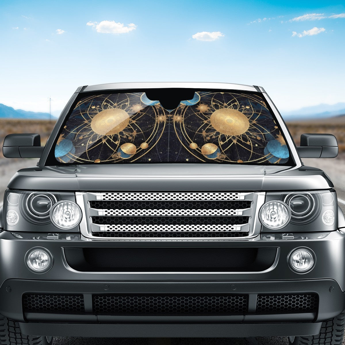 Cosmic Background 8 Auto Sun Shade - Car Shade for Vehicle Windscreen Shield Sun Covers