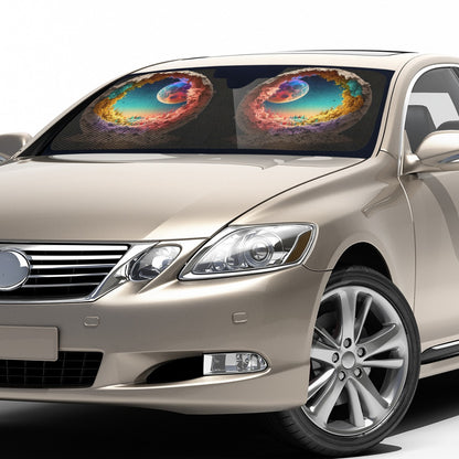Alien Moon Auto Sun Shade - Car Shade for Vehicle Windscreen Shield Sun Covers