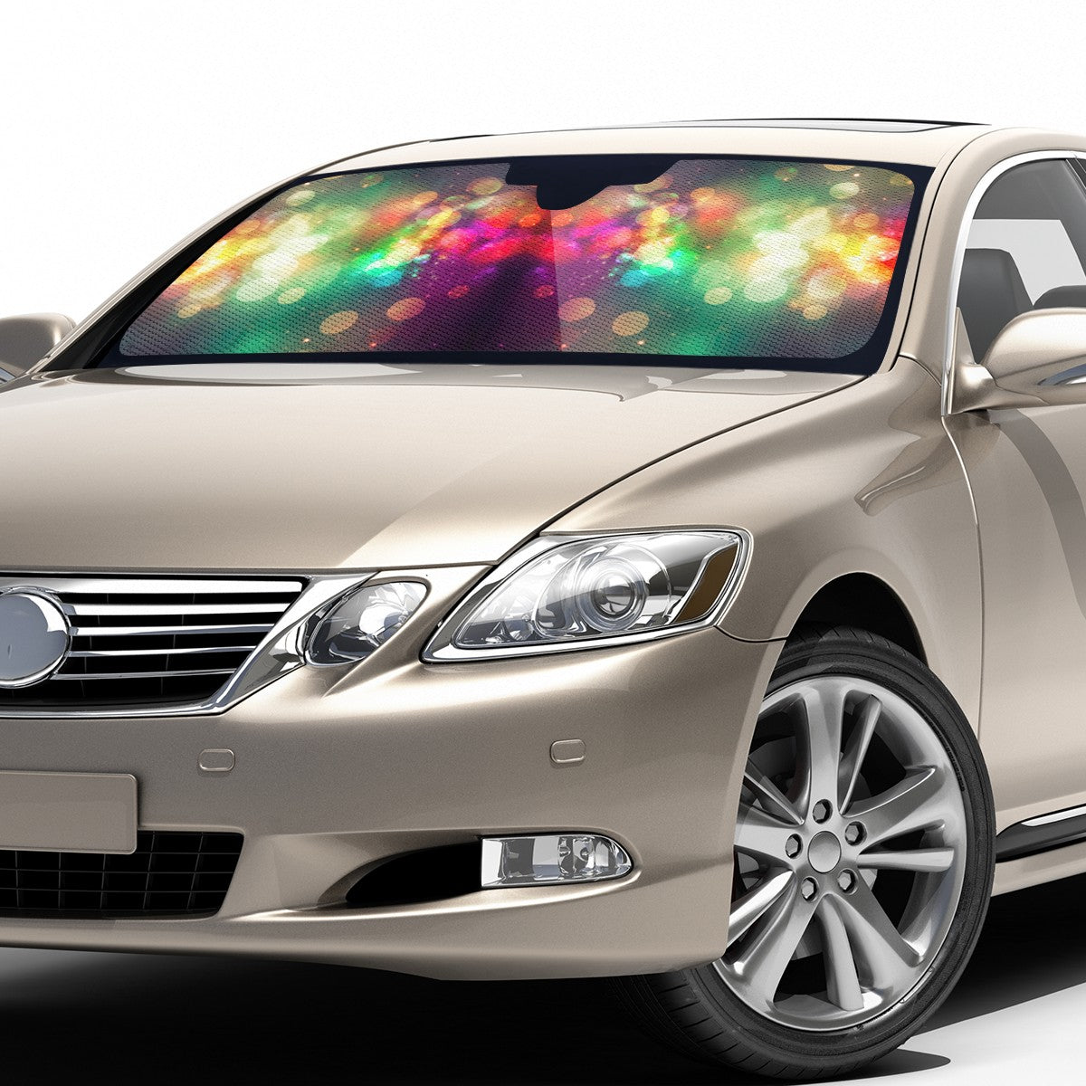 Sparkle Shimmer Auto Sun Shade - Car Shade for Vehicle Windscreen Shield Sun Covers