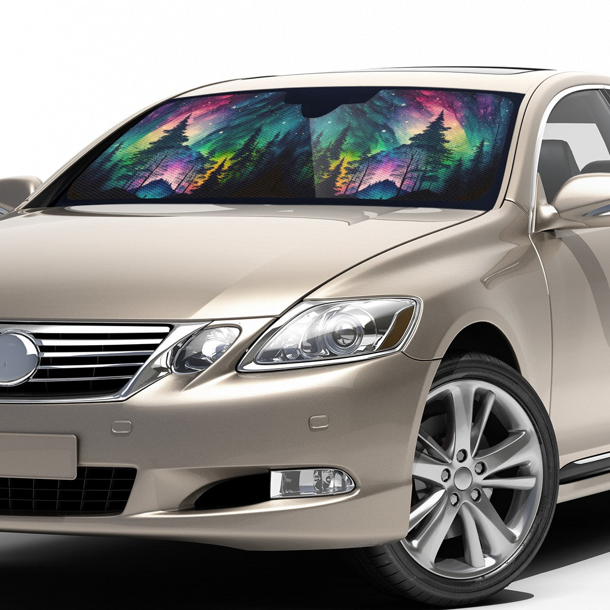 Northern Light 10 Auto Sun Shade - Car Shade for Vehicle Windscreen Shield Sun Covers