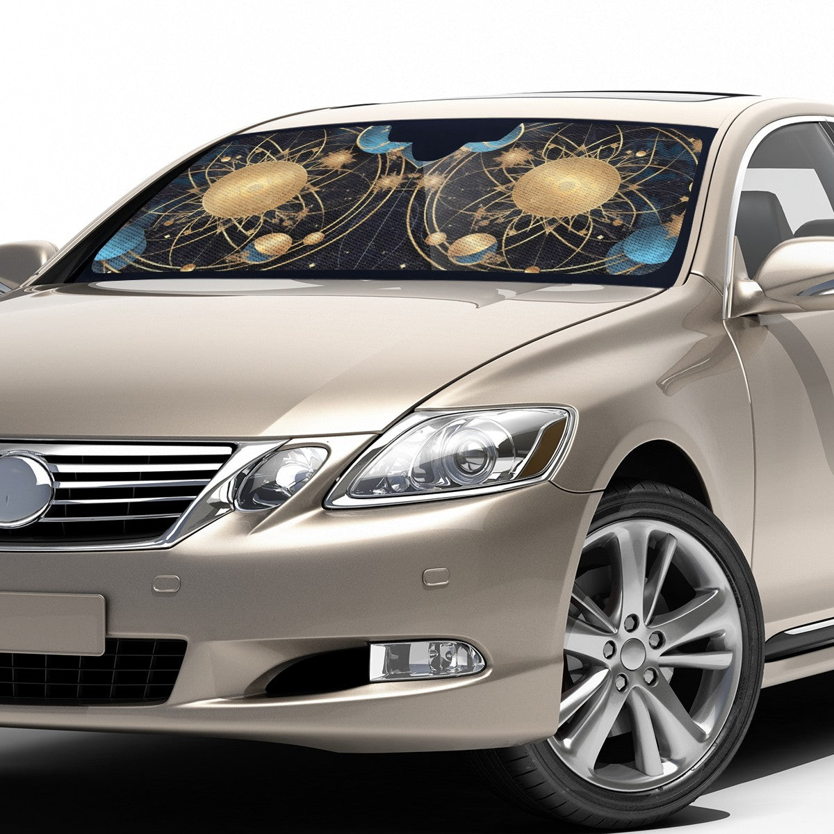 Cosmic Background 8 Auto Sun Shade - Car Shade for Vehicle Windscreen Shield Sun Covers