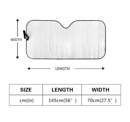 Vampire Fangs Auto Sun Shade - Car Shade for Vehicle Windscreen Shield Sun Covers